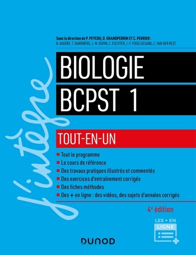Biologie BCPST 1. Tout-en-un 4e édition