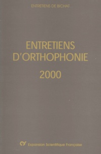 Didier-Jacques Duché - Entretiens d'orthophonie 2000.