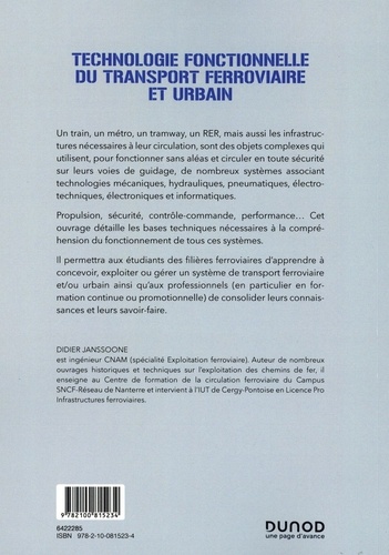 Technologie fonctionnelle du transport ferroviaire et urbain. Train - Métro - Tramway - RER