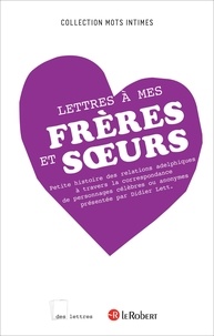 Didier Lett - Lettres à mes frères et soeurs.