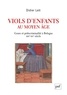 Didier Lett - Viols d'enfants au Moyen Age - Genre et pédocriminalité à Bologne XIVe-XVe siècle.