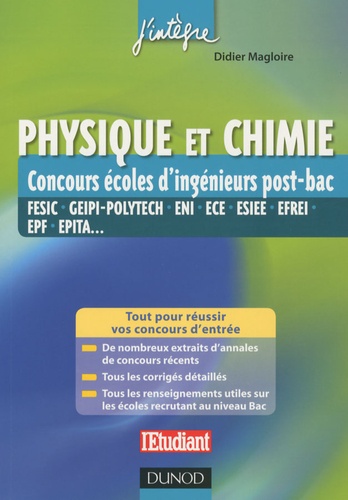 Didier Magloire - Physique et chimie - Concours écoles d'ingénieurs post-bac.