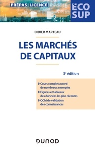 Didier Marteau - Les marchés de capitaux - 3e éd..
