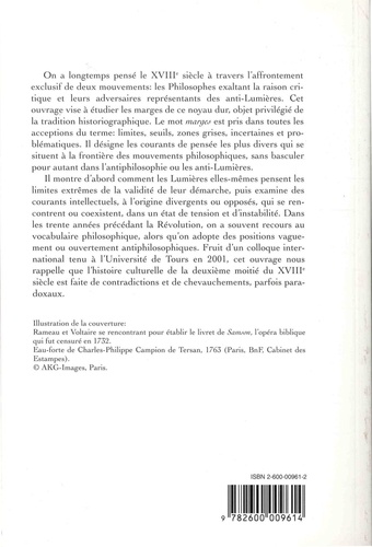 Les marges des Lumières françaises (1750-1789)