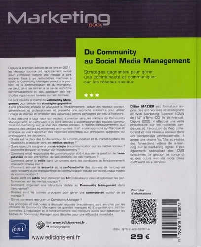 Du Community au Social Media Management. Stratégies gagnantes pour gérer une communauté et communiquer sur les réseaux sociaux 3e édition
