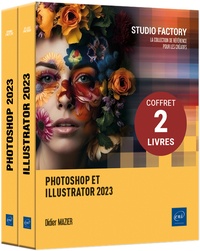 Didier Mazier - Photoshop et Illustrator 2023 - Coffret en 2 volumes.