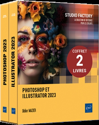 Didier Mazier - Photoshop et Illustrator 2023 - Coffret en 2 volumes.