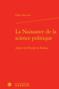 La naissance de la science politique
