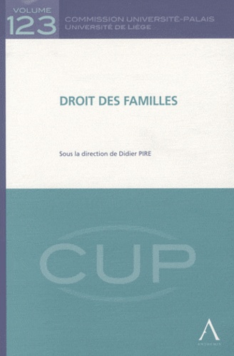 Didier Pire - Droit des familles.