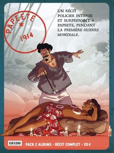 Papeete 1914  Coffret en 2 volumes. Tome 1, Rouge Tahiti ; Tome 2, Bleu horizon