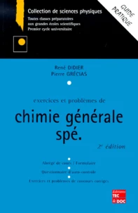 Exercices Et Problemes De Chimie Generale Spe. 2eme Edition