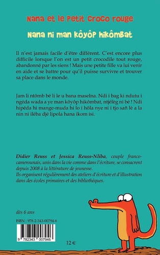 Nana et le petit croco rouge. Edition bilingue français-bassa