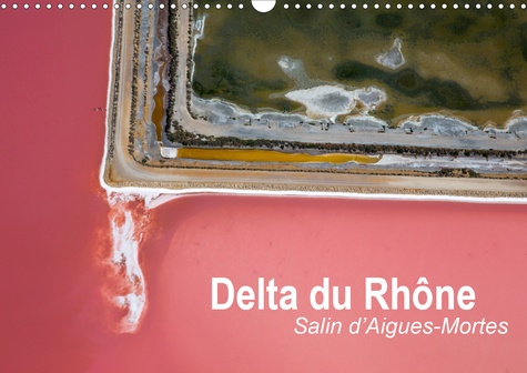 Delta du Rhône - Salin d'Aigues-Mortes. Photo Aérienne Camargue