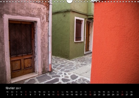 LA VIE EN COULEURS BURANO (Calendrier mural 2017 DIN A3 horizontal). Sélection de photos prises à Burano (Calendrier mensuel, 14 Pages )