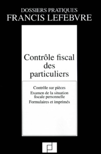 Didier Zelphati - Controle Fiscal Des Particuliers.