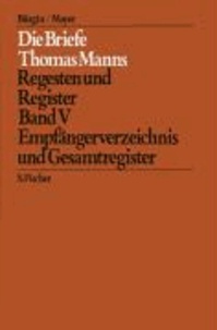 Die Briefe 1951 bis 1955 und Nachträge / Empfängerverzeichnis und Gesamtregister.