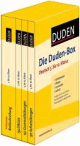 Die Duden-Box Deutsch 5. bis 10. Klasse - Schülerduden - Diktate - Grammatik - Aufsatz.