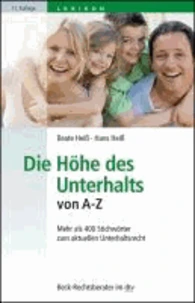 Die Höhe des Unterhalts von A - Z