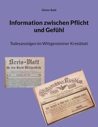 Dieter Bald - Information zwischen Pflicht und Gefühl - Todesanzeigen im Wittgensteiner Kreisblatt.