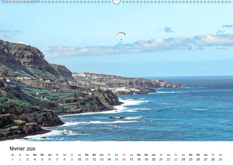 CALVENDO Places  Tenerife île magique dans l'Atlantique(Premium, hochwertiger DIN A2 Wandkalender 2020, Kunstdruck in Hochglanz). Impressions de l'île volcanique des Canaries au large des côtes de l'Afrique. (Calendrier mensuel, 14 Pages )