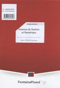 Sciences de gestion et numérique 1re STMG