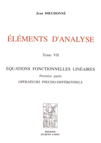 Eléments d'analyse