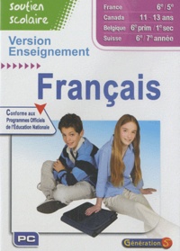  Génération 5 - Français 6e/5e - CD-ROM version enseignement.