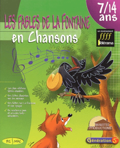 Anny Versini et Jean-Marc Versini - Les fables de La Fontaine en chansons. 1 Cédérom