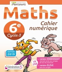 Katia Hache - Mathématiques 6e Cycle 3 iParcours - Cahier numérique. 1 Clé Usb
