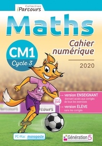 Katia Hache et Sébastien Hache - Maths CM1 iParcours - Cahier numérique. 1 DVD