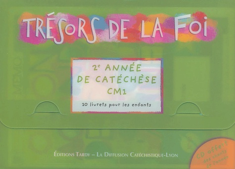  Diffusion Catéchistique Lyon - 2e année de catéchèse CM1 - 10 livrets pour les enfants. 1 CD audio