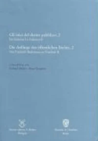 Die Anfänge des öffentlichen Rechts, 2 / Gli inizi del diritto pubblico, 2