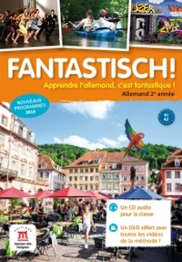  Maison des langues - Allemand 2e année A1-A2 Fantastisch!. 1 DVD + 2 CD audio