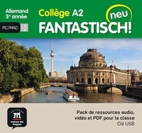  Maison des langues - Allemand 3e année Fantastisch ! - Pack de ressource audio, vidéo et PDF pour la classe. 1 Clé Usb