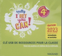 Frédéric André et Michelle Jaillet - Anglais 4e A2>B1 I Really Bet You Can!. 1 Clé Usb