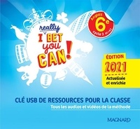 Frédérique Denoix-Smart et Frédéric André - Anglais 6e A1>A2 I Really Bet You Can!. 1 Clé Usb