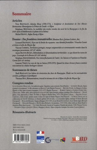Annales de Bourgogne N° 364, janvier-mars 2020