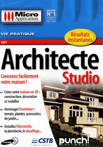  Editions Micro Application - Architecte Studio - CD-ROM.