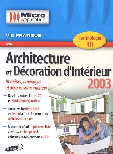 Architecture et décoration d'intérieur 2003.... de Collectif - Livre -  Decitre