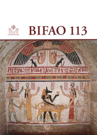  IFAO - Bulletin de l'IFAO N° 113 : .