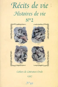 Récits de vie, histoires de vie