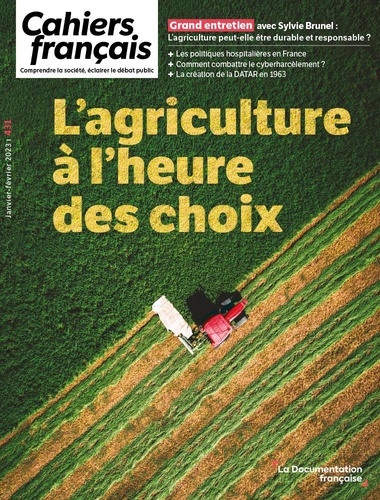 Anne Duclos-Grisier - Cahiers français N° 431, janvier-février 2023 : L'agriculture à l'heure des choix.