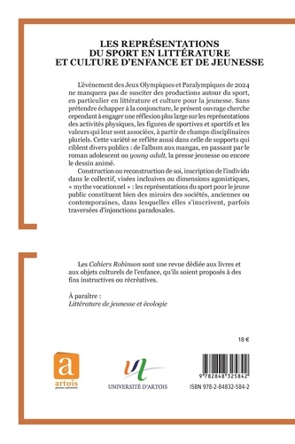 Cahiers Robinson N° 55 Les Représentations du sport en littérature et culture d'enfance et de jeunesse