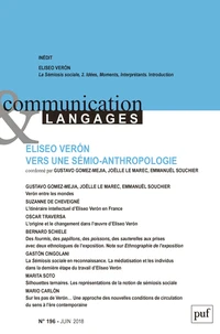 Eliseo Veron vers une sémio-anthropologie