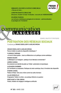 Poétisation des réseaux sociaux