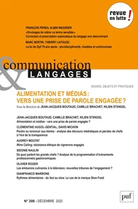 Communication et Langages N° 206, 2020