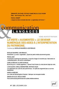 Communication et Langages N° 222/2024
