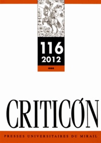 Marc Vitse - Criticon N° 116/2012 : .