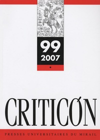 Axelle Guillausseau - Criticon N° 99, 2007 : Indice - Edition en langue espagnole.