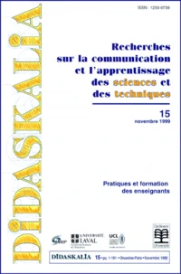 Pratiques et formations des enseignants